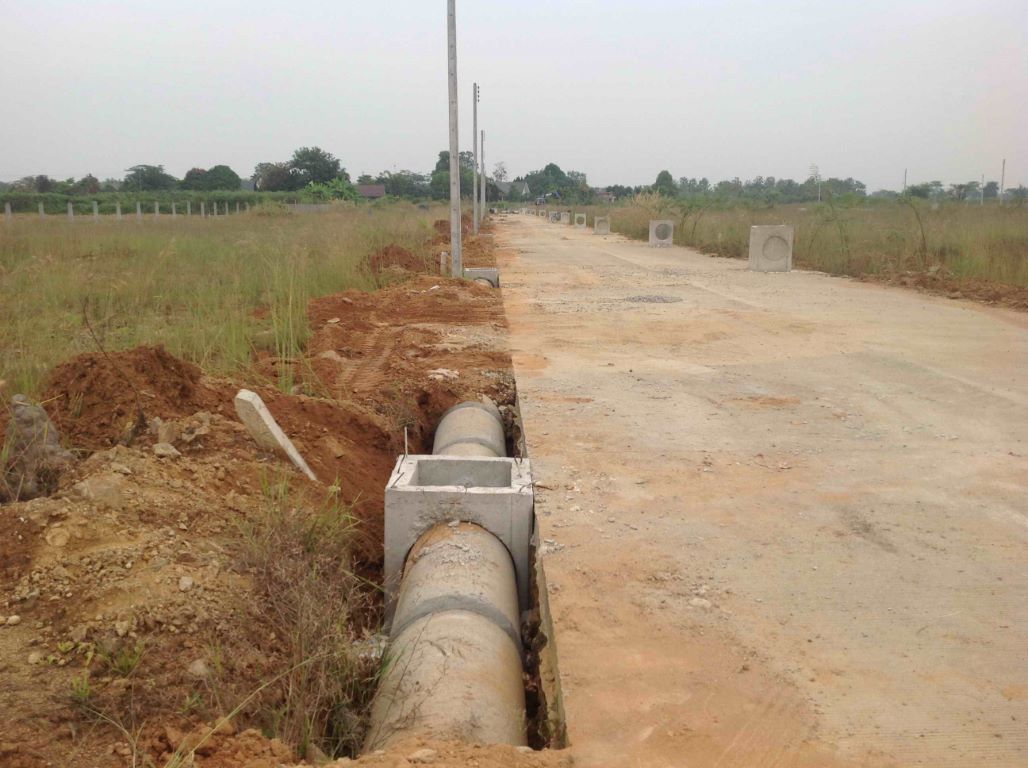 งานก่อสร้างระบบสาธารณูปโภค